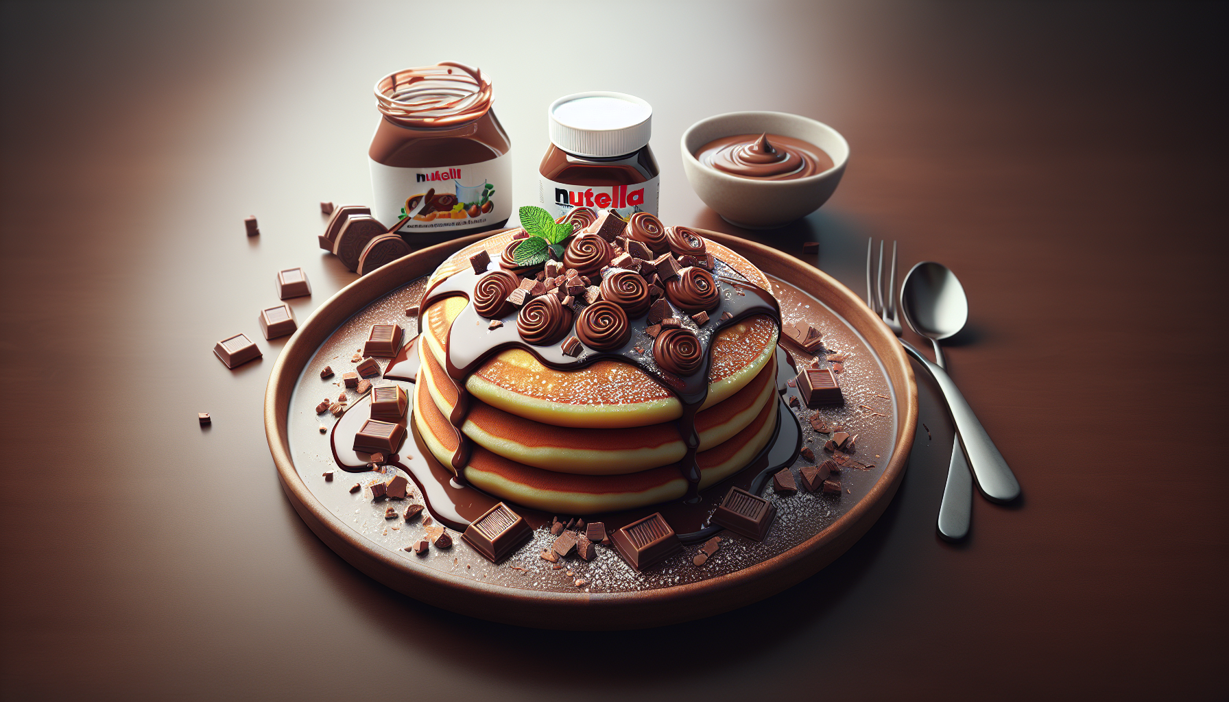 pancakes alla nutella